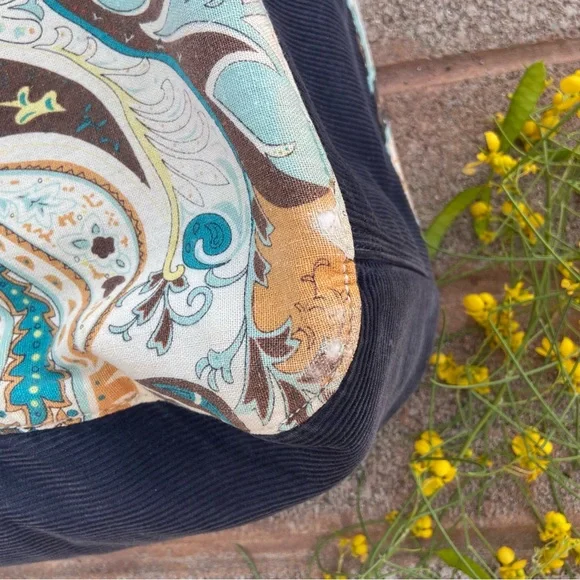 Paisley Multicolor Tote Boho Bag POCKETS POCKETS POCKETS Diaper Bag??? - Picture 10 of 14